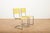 Stackable Yellow Model 1023 Garden Chair Set in Galvanized Steel Tubing and Wooden Slats by Embru, 1934, Set of 2 For Sale - Image 14 of 14