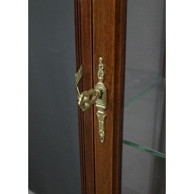 Louis XVI Style Mahogany Display Cabinet, 1930s For Sale - Image 11 of 18