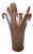 Brick Red Murano Glass Vase, 1960s For Sale
