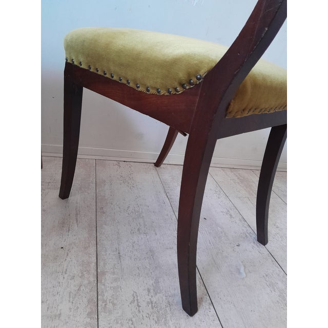 Dutch Biedermeier Sabel Chairs, 19th Century, Set of 2 For Sale - Image 4 of 18