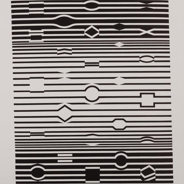Victor Vasarely, Markab, Lithograph For Sale - Image 3 of 6
