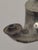 Late 19th Century Lot of 2 - 19th C Pewter Whale Oil Fat Lamps W/ Figurine, Wick Pick, European For Sale - Image 5 of 18