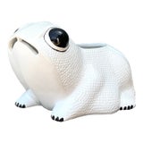 Vintage Mottahedeh Glazed Ceramic Hobnail Frog For Sale