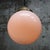 Metal White Opaline Glass and Brass Globe Pendant Light For Sale - Image 7 of 8