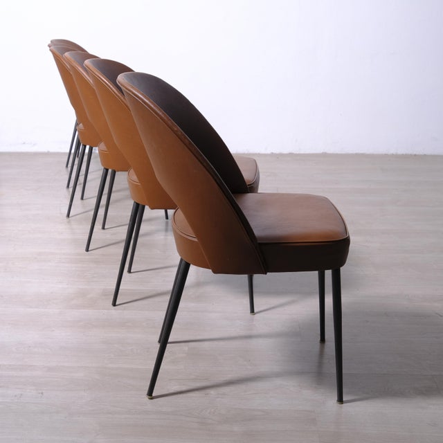 Italian Modern Armchairs, 1960s, Set of 6 For Sale - Image 11 of 18