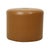 Vintage Round Camel Skai Ottoman, 1960s For Sale - Image 3 of 12