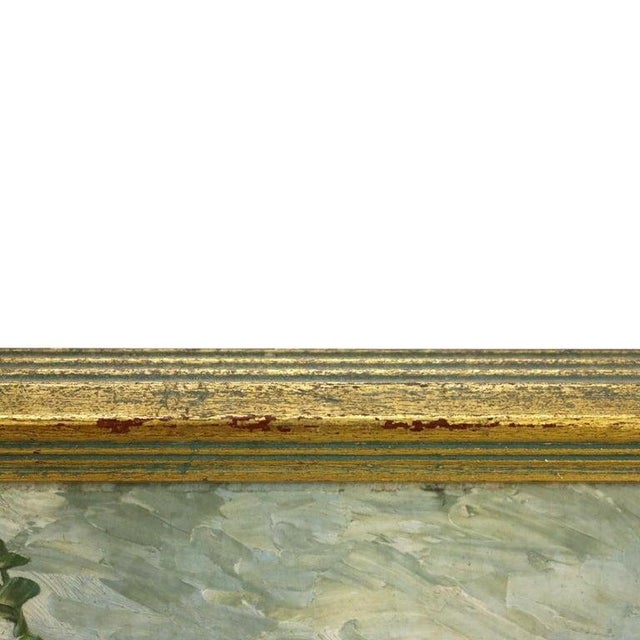 1920s Antique New Hope School Oil on Board Impressionist Landscape Painting C1920 For Sale - Image 5 of 9