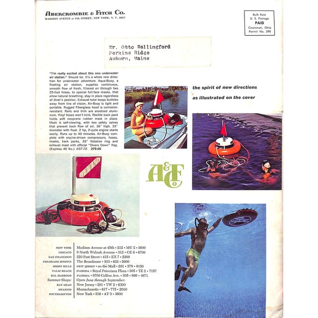 Abercrombie & Fitch New Directions 1966 Catalog For Sale In New York - Image 6 of 18