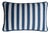 Striped Outdoor Happy Cushion from Lo Decor For Sale