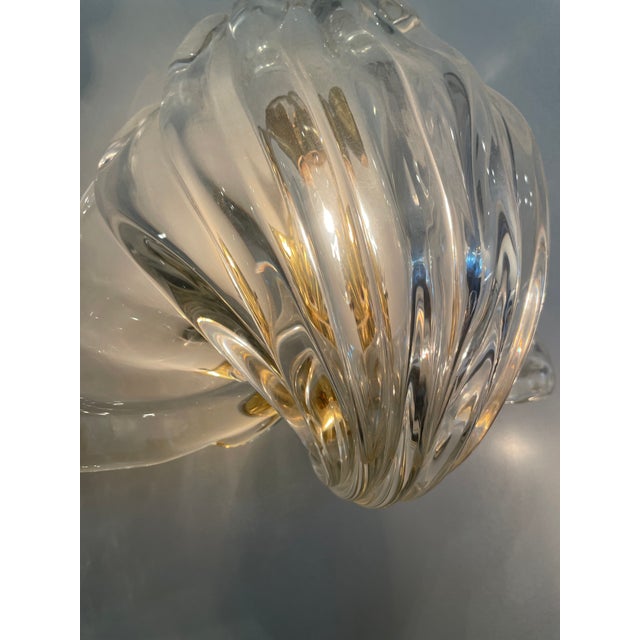 Gold Nancy Corzine Murano Glass Shell Wall Sconce For Sale - Image 8 of 8