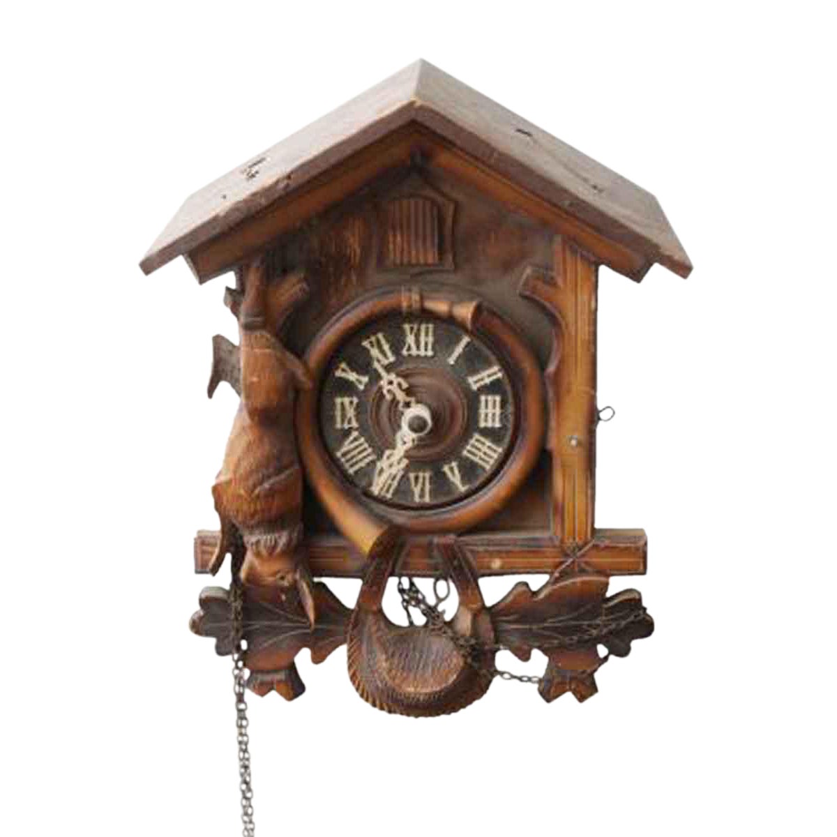 Carved Wooden Cuckoo Clock Chairish