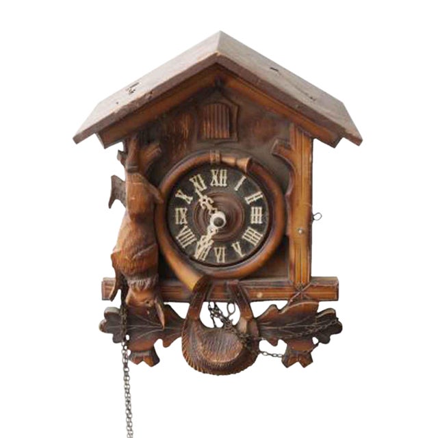 Carved Wooden Cuckoo Clock Chairish