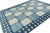 Rug & Kilim Rug & Kilim’s Contemporary Dhurrie Rug in Blue & White Geometric Square Patterns For Sale - Image 4 of 7