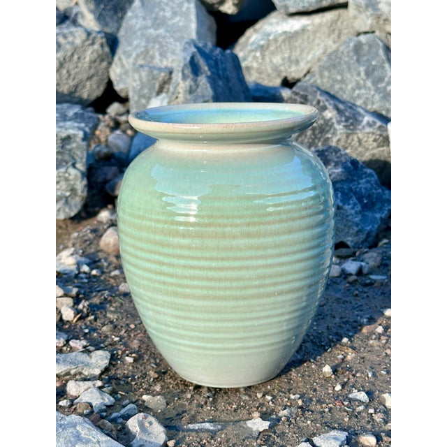 Majolica Vase by Martha Katzer for the Karlsruhe Majolica Manufactory, Germany, 1940s For Sale - Image 6 of 18