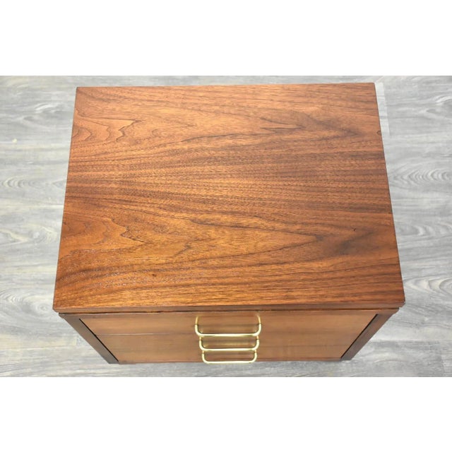 1960s Ramseur Walnut Nightstand For Sale - Image 5 of 8