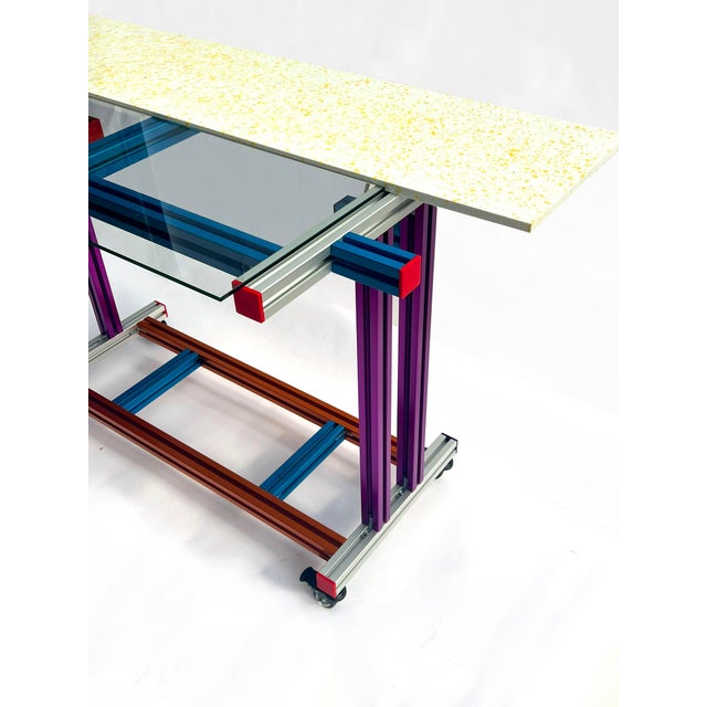 Contemporary Techno Table by Clemence Seilles for Stromboli Design For Sale - Image 3 of 16