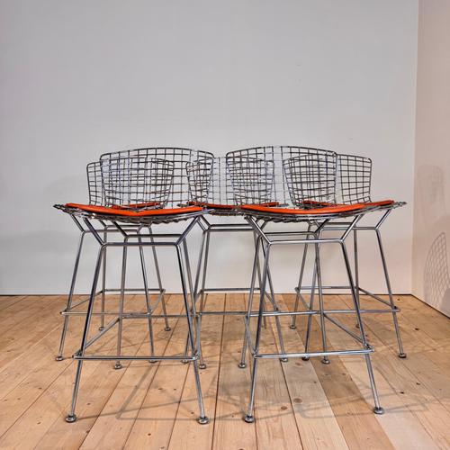 Vintage Bar Stool by Harry Bertoia for Knoll International, 1960s For Sale - Image 6 of 13