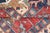 Large Persian Bidjar Rug With Navy Field and Red Border Floral Design For Sale - Image 15 of 16