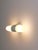 Bauhaus Bauhaus White Double Sconce by Wilhelm Wagenfeld, Germany, 1950s For Sale - Image 3 of 17