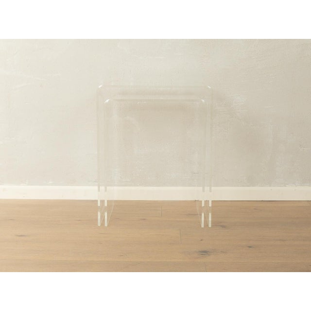 Acrylic Side Table, 1960s For Sale - Image 6 of 6