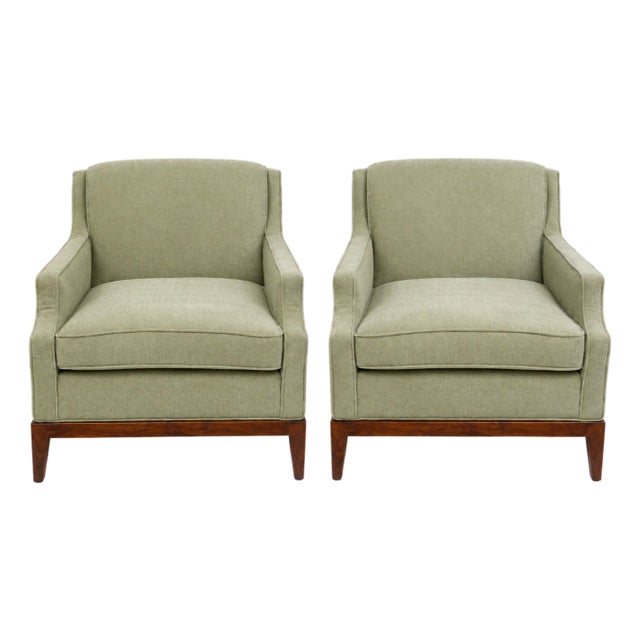 Mid Century Lounge Chairs - Pair For Sale