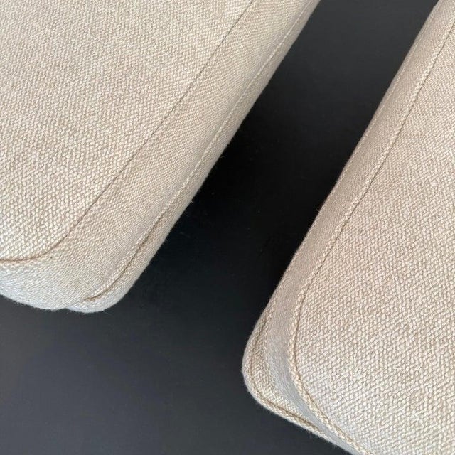 Mid-Century Modern Lounge Chair Ottoman Set by Roger Sprunger for Dunbar For Sale - Image 12 of 12