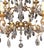 A magnificent and highly detailed twelve-light chandelier composed of hand-carved and polished rock crystal and hand-...