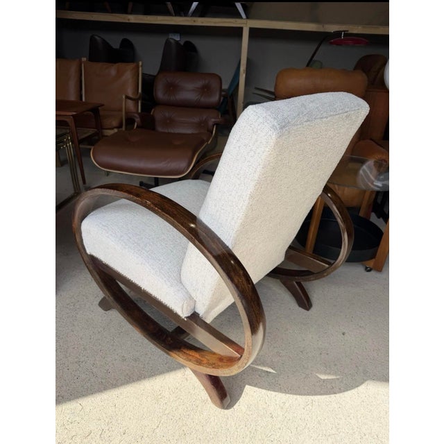 Art Deco Style Armchairs by Jindrich Halabala, Set of 2 For Sale - Image 16 of 18