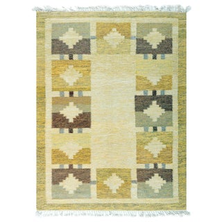Doris Leslie Blau Mid-20th Century Swedish Flat Woven Rug For Sale