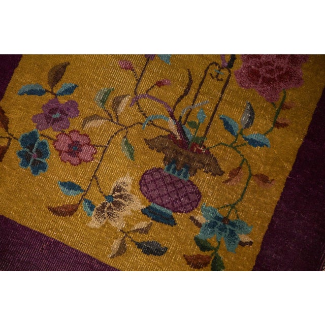 Textile Vintage Nichols Art Deco Rug 2'6" X 4'3" For Sale - Image 7 of 10
