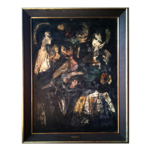 1970s Charles Levier ( 1920-2003 French) Original Oil Painting