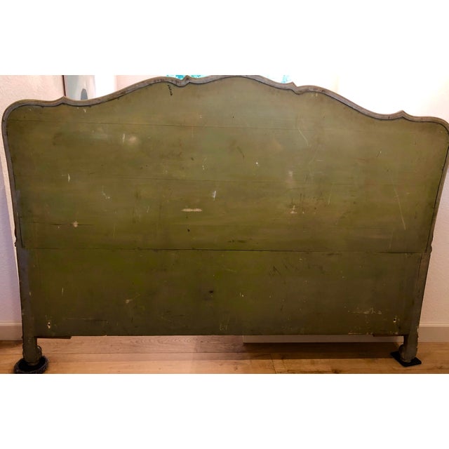 Antique Baroque Painted Queen Headboard Chairish