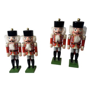 Vintage Nutcrackers from G.K.W. Germany, 1960s, Set of 4 For Sale