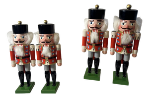 Vintage Nutcrackers from G.K.W. Germany, 1960s, Set of 4