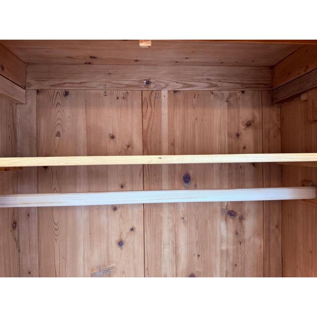 Brown Antique Biedermeier Hall Wardrobe For Sale - Image 8 of 18