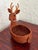 Wood Vintage Wicker Reindeer Basket Christmas Holiday Decor For Sale - Image 7 of 9