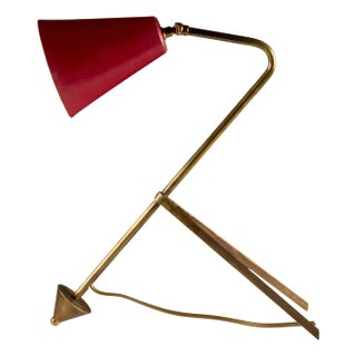 Brass Desk or Table Light, Sweden, 1950s For Sale