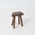 This strong robust stool is handcrafted from dark-colored oak wood. It will bring a natural, bucolic feel to your...