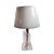 Mid-Century Acrylic Glass and Brass Table Lamp from Herda For Sale