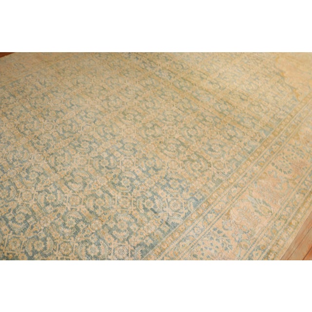 Light Green Zabihi Collection Light Green Persian Room Rug For Sale - Image 8 of 9