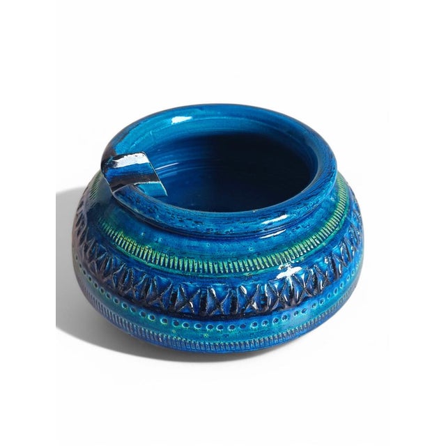 Large Ashtray by Aldo Londi - Rimini Blu for Bitossi, Italy, 1960s For Sale - Image 11 of 16