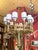 19th Century Italian Neo-Gothic Gilt Bronze and Enameld 12-Ligh Chandelier For Sale - Image 11 of 18
