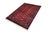 Shabby Chic Tribal Bokhara Red/Blue Hand Knotted Wool Rug For Sale - Image 3 of 8