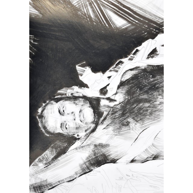 Christian Bauer, Nude, Rafi, 1990s, Ink & Pencil For Sale - Image 4 of 11