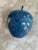 Vintage Marble Blue Apple Paper Weight For Sale - Image 4 of 6