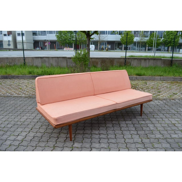 Wood Minerva Daybed Sofa in Teak by Peter Hvidt for France & Søn / France & Daverkosen, 1960s For Sale - Image 7 of 18