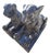 Italian Artist, Lion Sculptures, Late 20th Century, Black Marble, Set of 2 For Sale