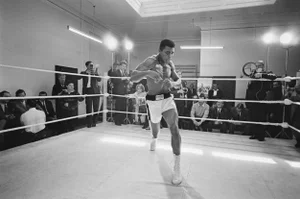 Ali in Training' Contemporary Archival Black and White Photograph Print From the Original Negative by R. McPhedran - 20x30