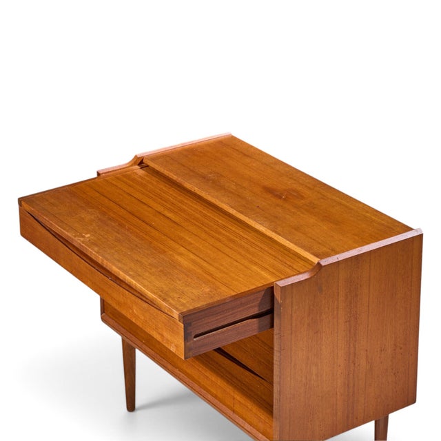 Arne Vodder for Sibast Mid Century Danish Teak Dressing Table Vanity Dresser For Sale - Image 9 of 10