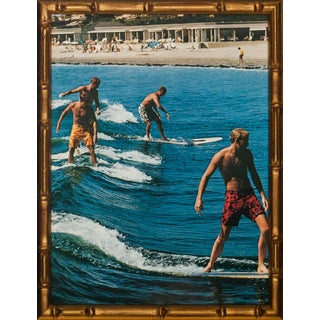 Bailey's Beach Cushing Bros Surfing Scene For Sale
